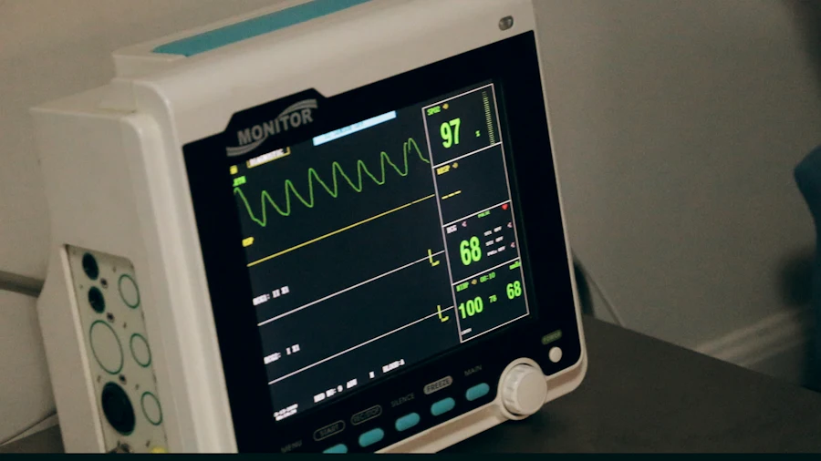Wearable biosignal monitor from a RhythmRx diagnostic programme.